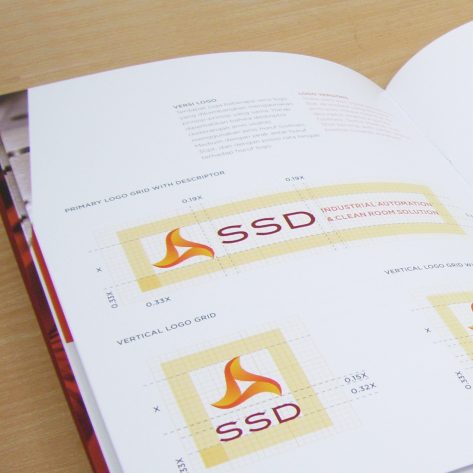 Brand Guideline - Primary logo grid with description