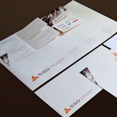 Business card and envelope
